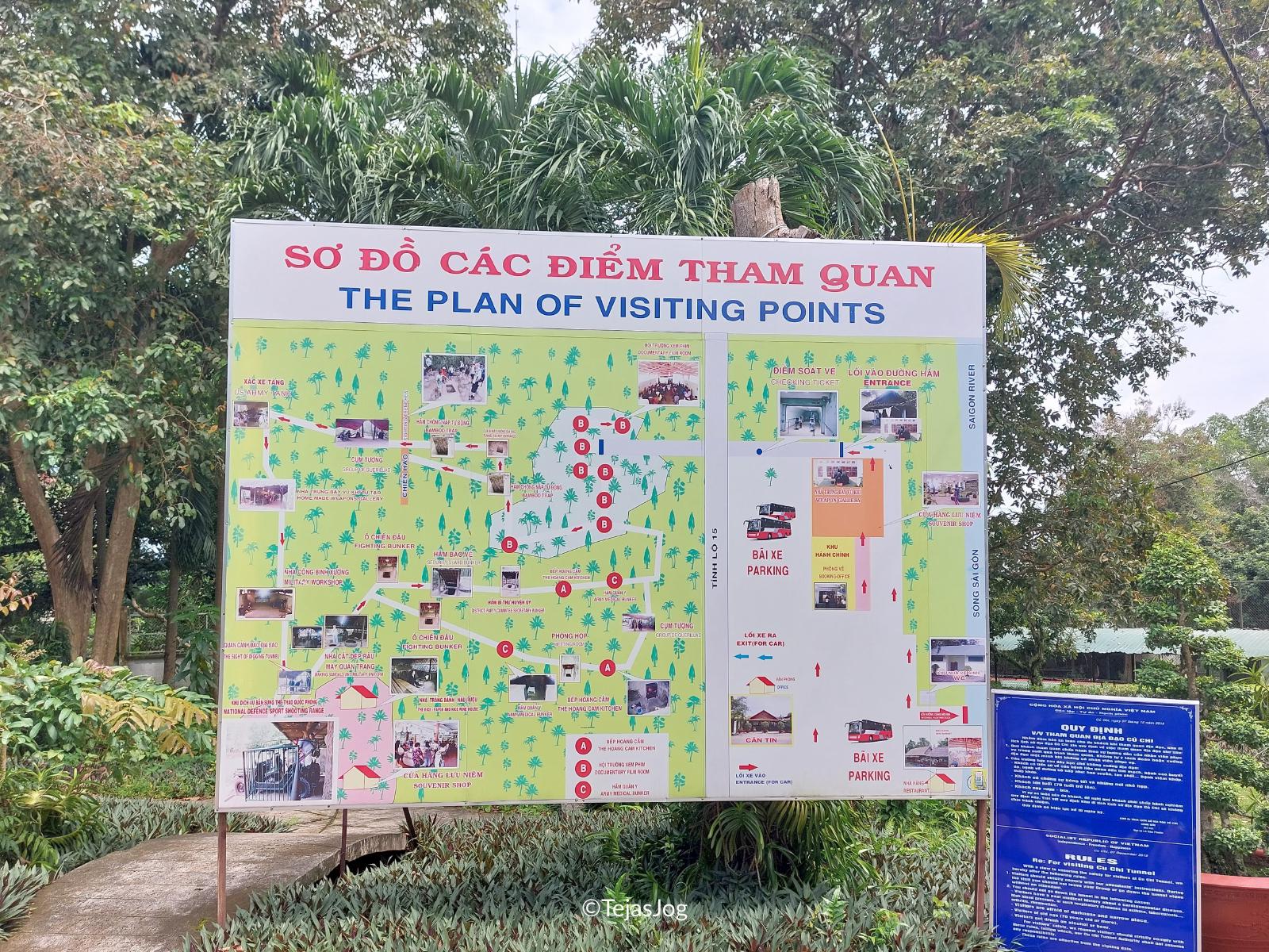 'Plan of Visiting Points' map 'Plan of Visiting Points' map