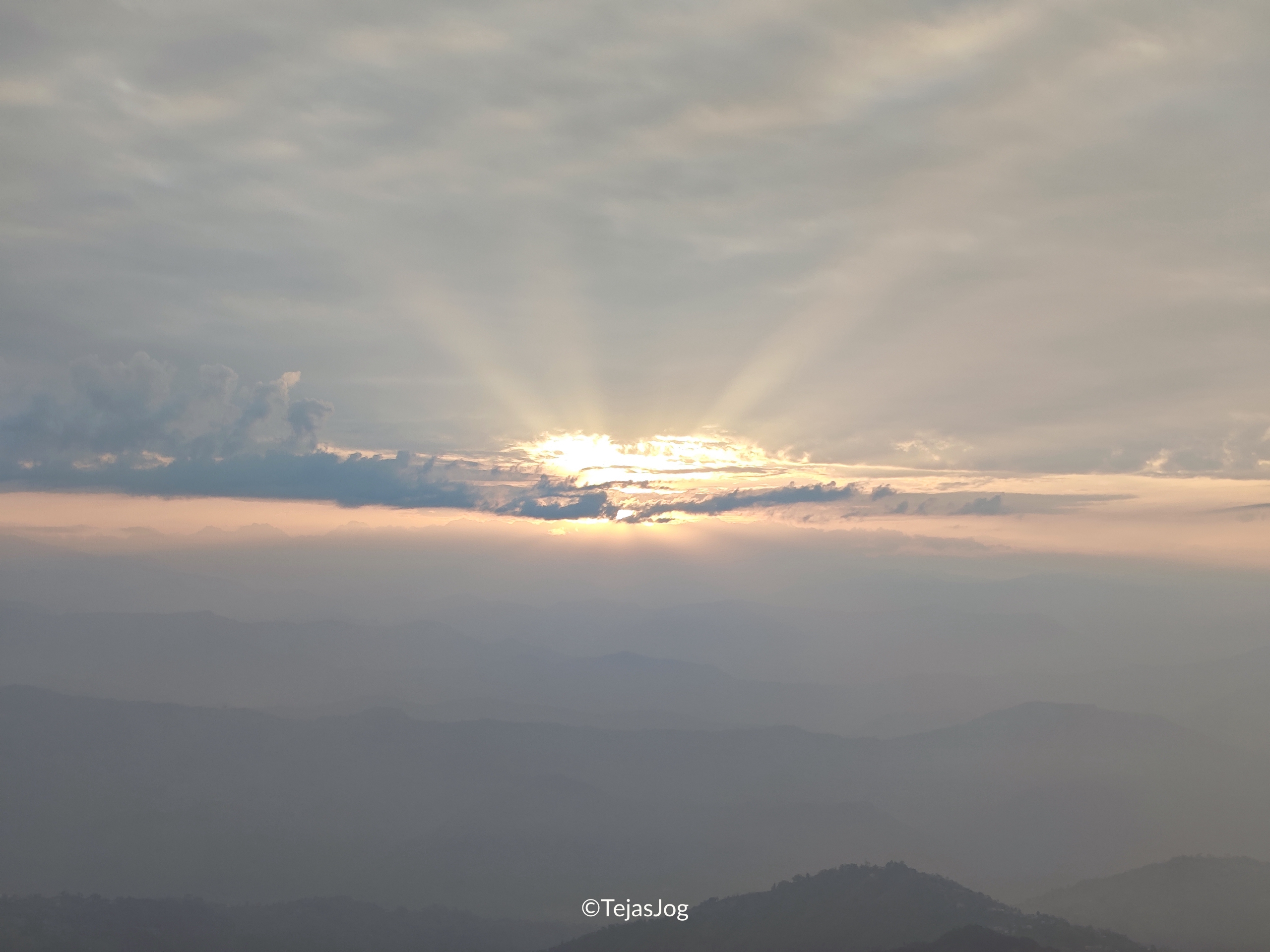 Sunrise at Hotel Himalayan Villa