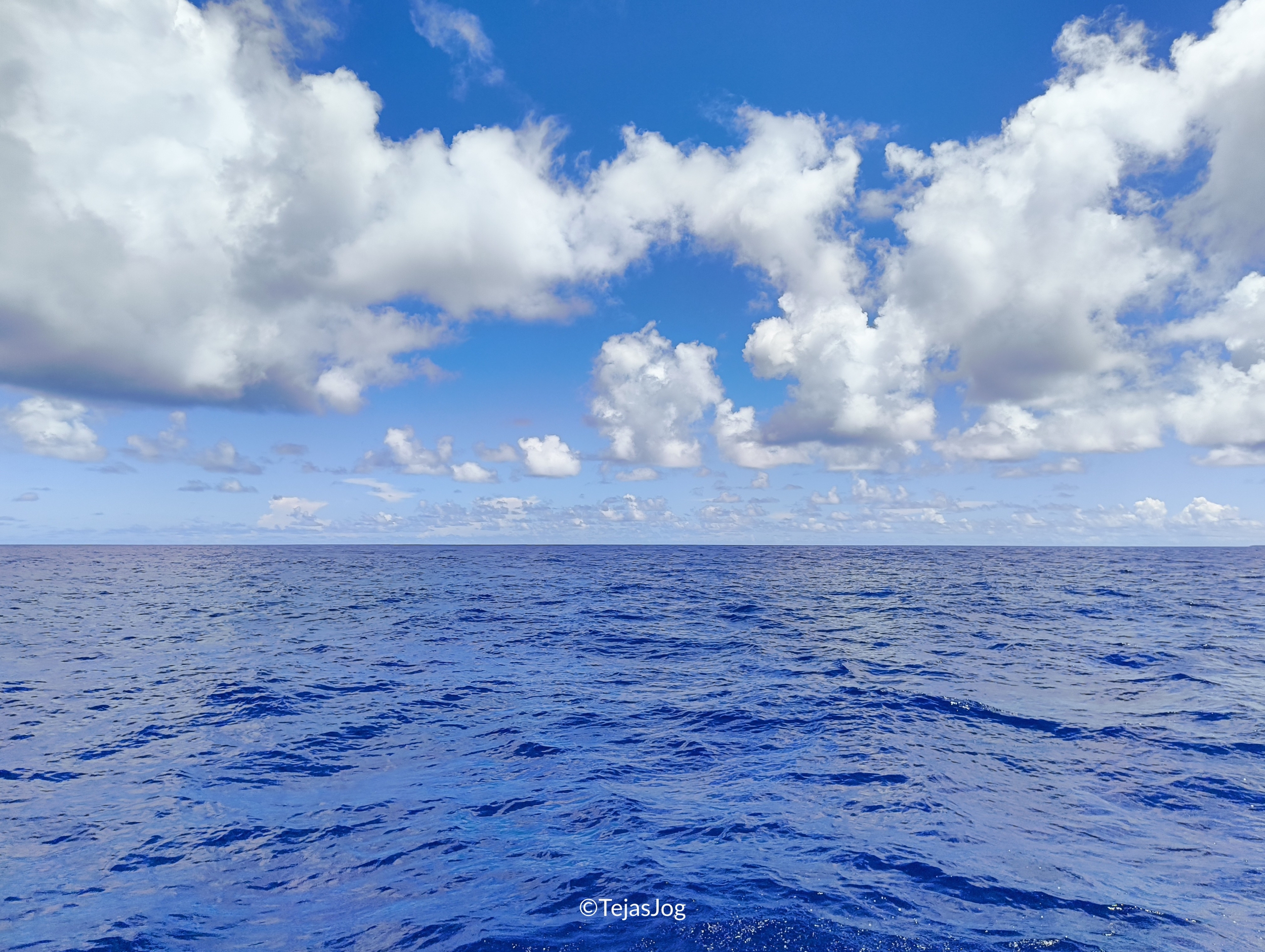 Open water of the Pacific Ocean