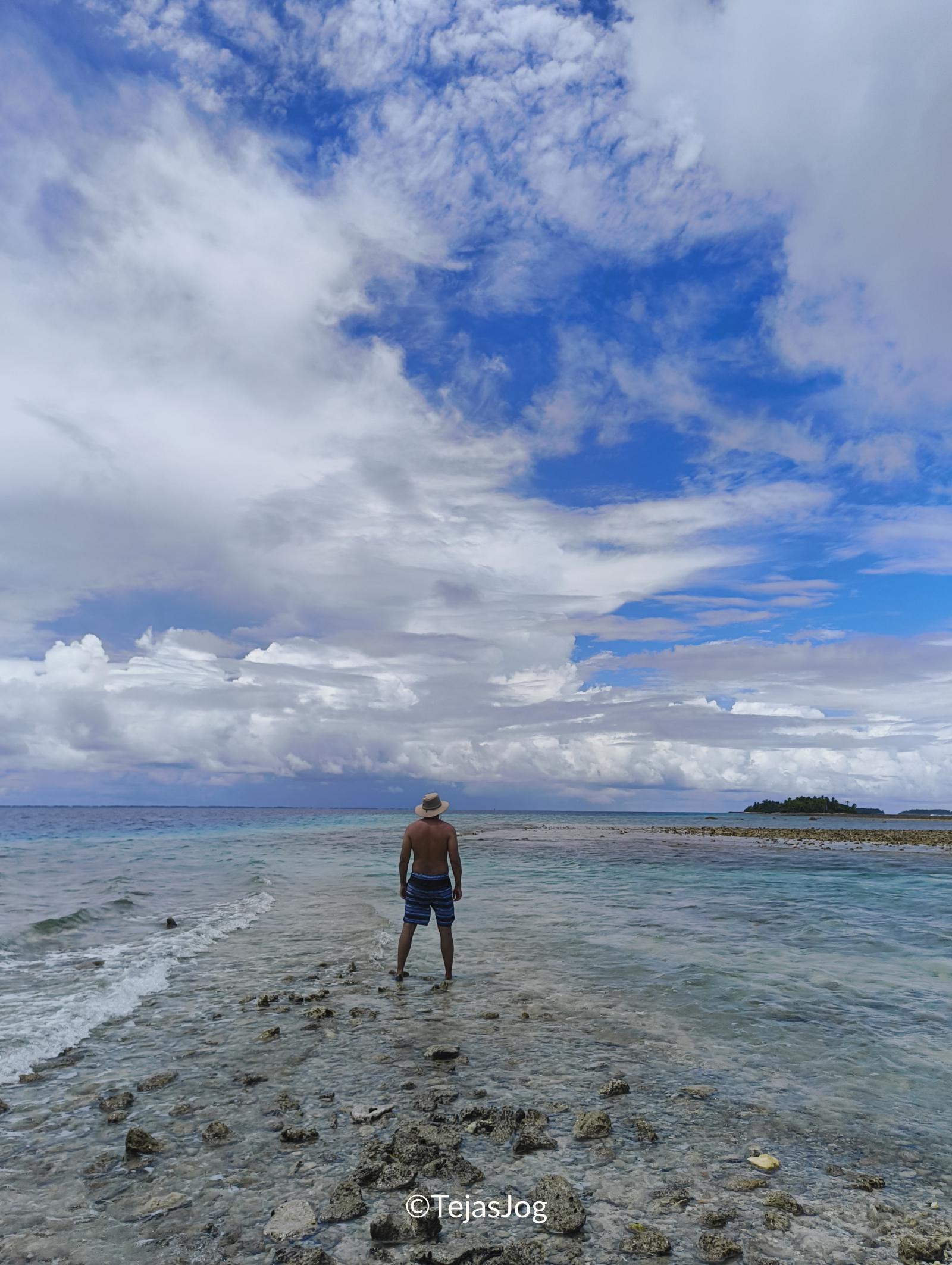 Western tip of Eneko island Western tip of Eneko island
