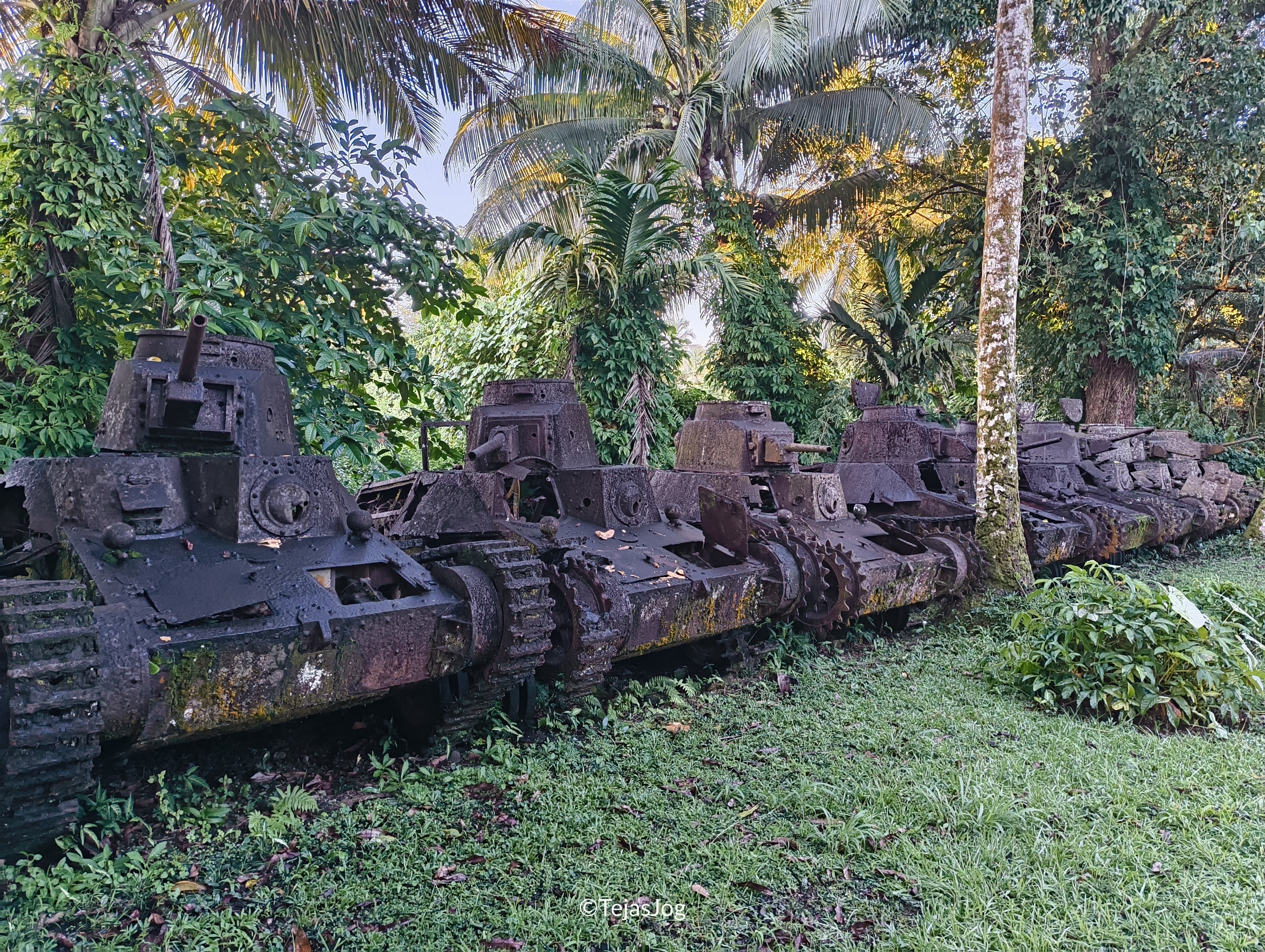 Japanese WW2 Tank Graveyard