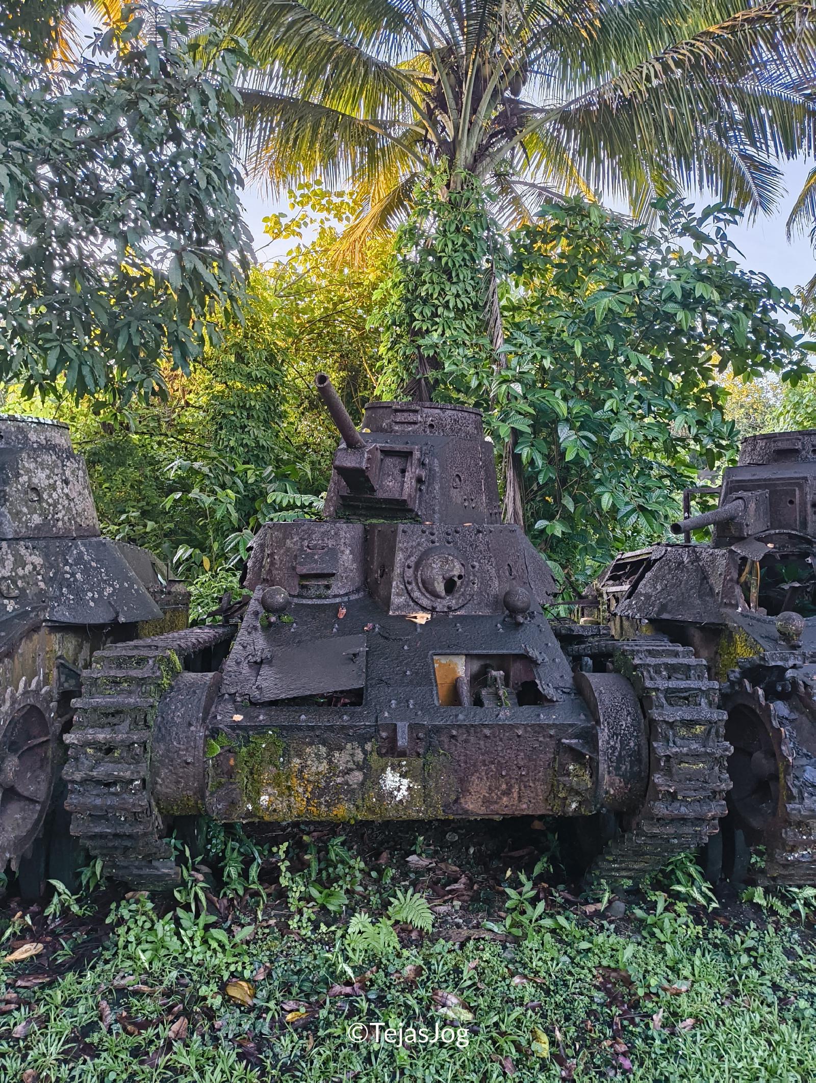 Japanese WW2 Tank Graveyard Japanese WW2 Tank Graveyard