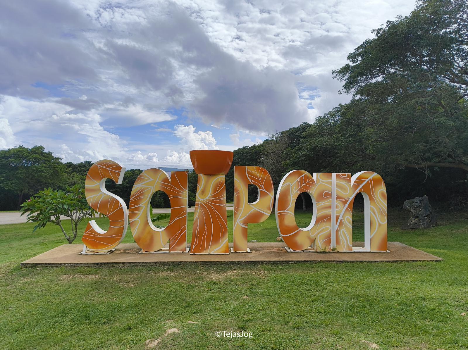 Saipan sign Saipan sign