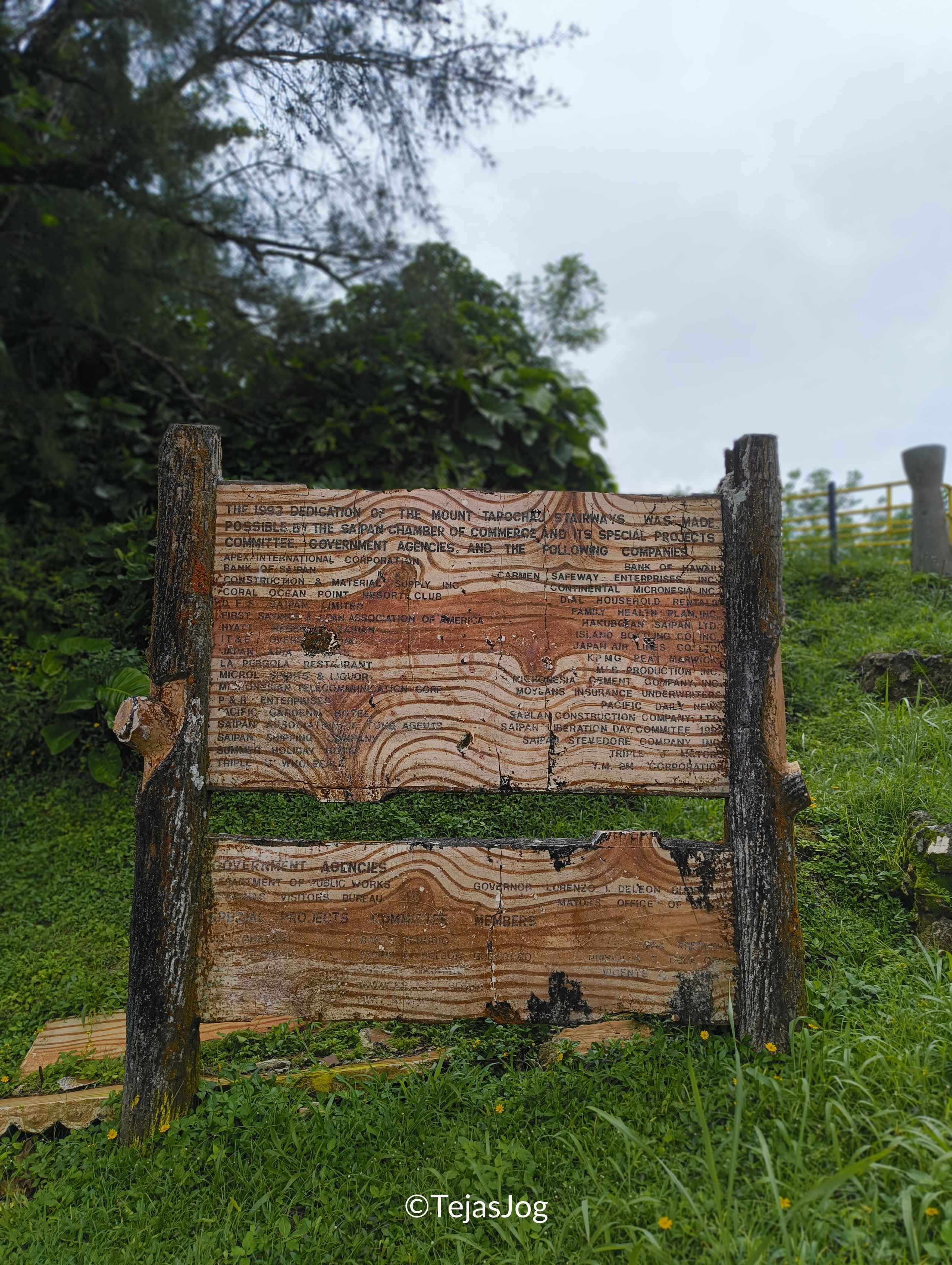 Mount Tapochau stairs Mount Tapochau stairs