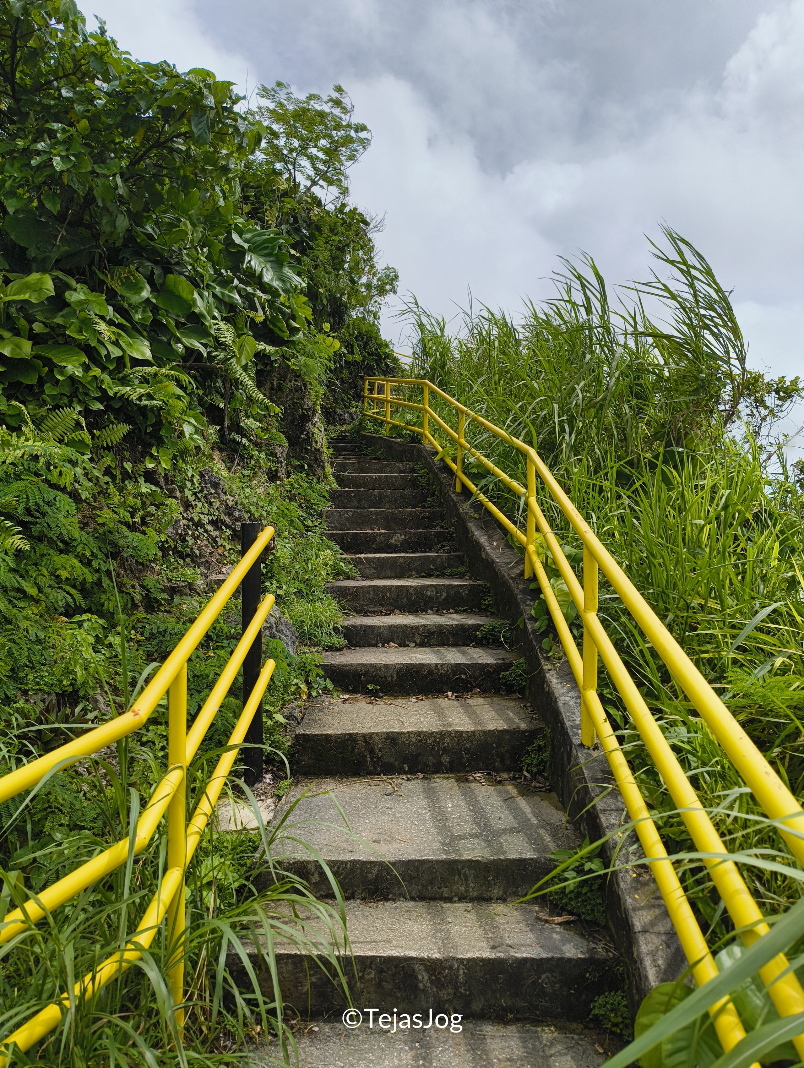 Mount Tapochau stairs Mount Tapochau stairs