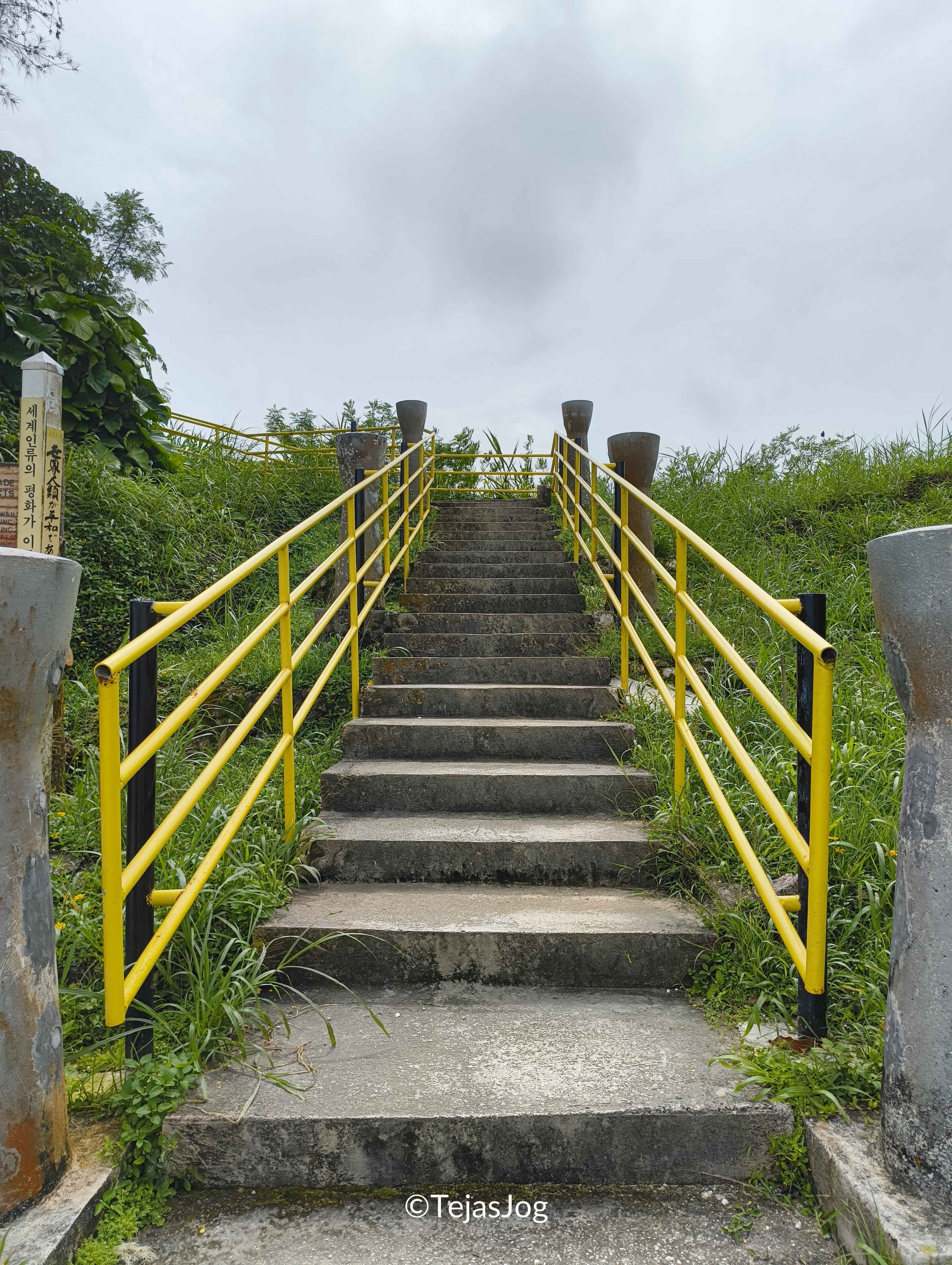 Mount Tapochau stairs Mount Tapochau stairs