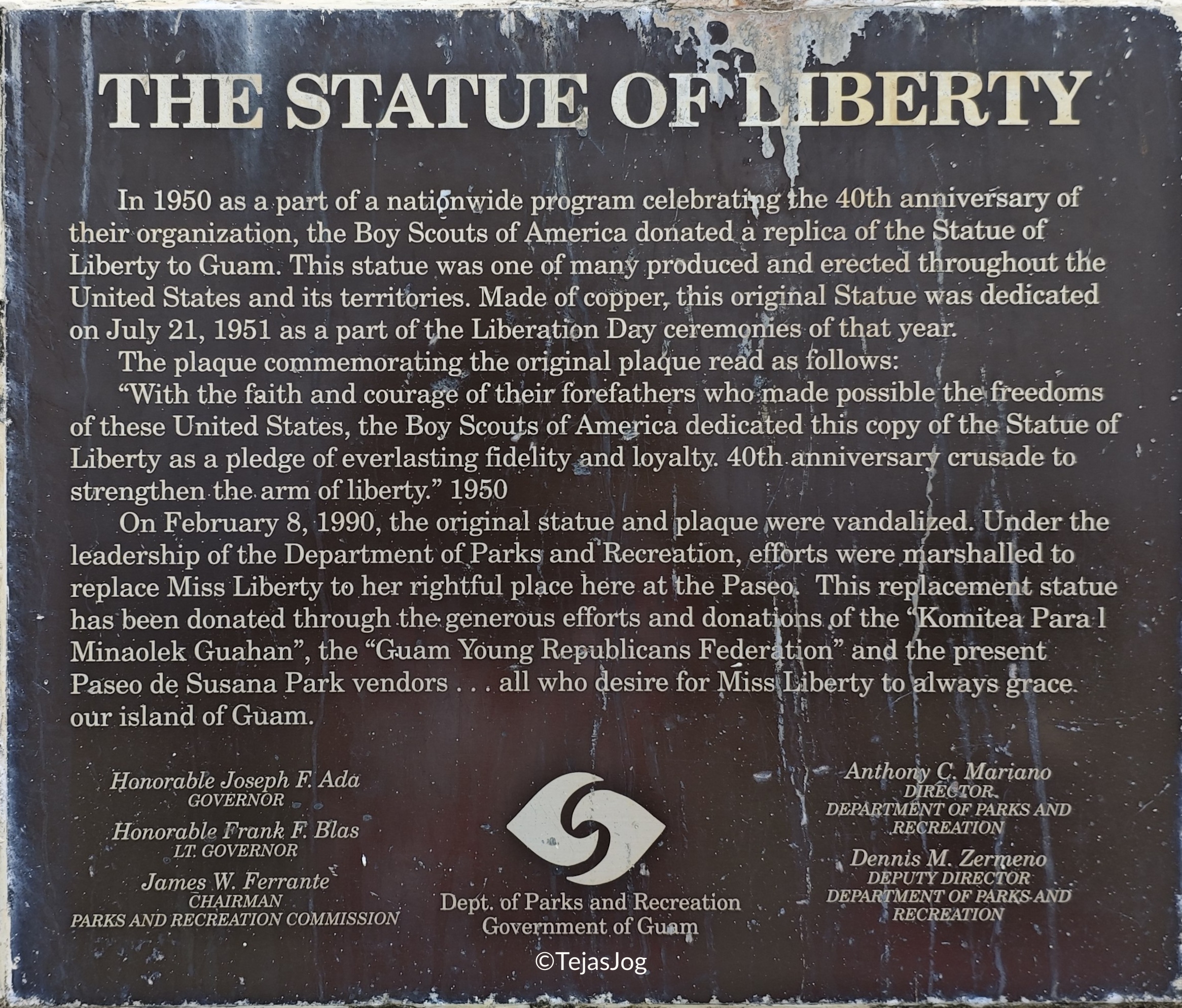 Statue of Liberty at Hagåtña