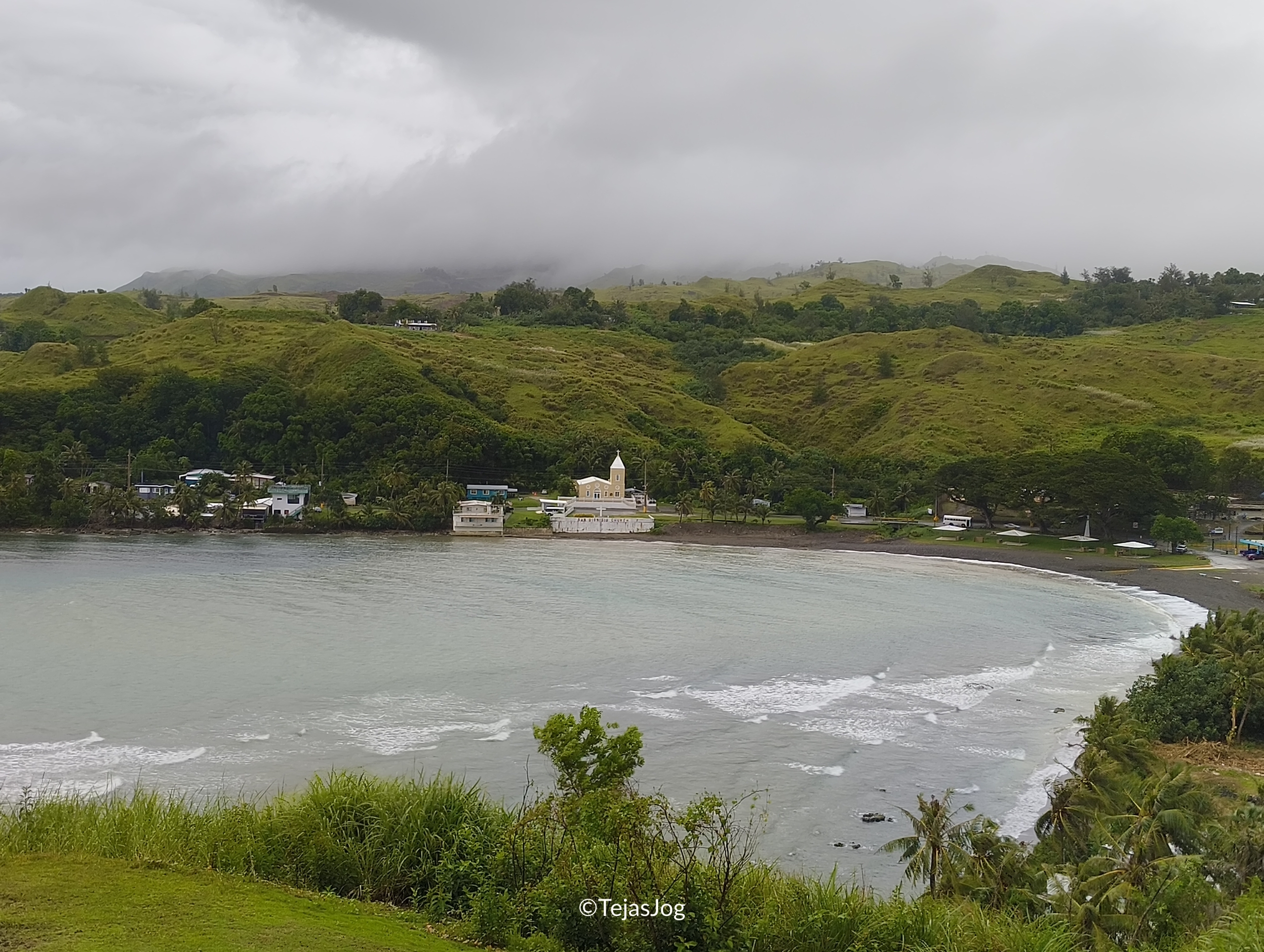  San Dionisio Church and Bay of Umatac