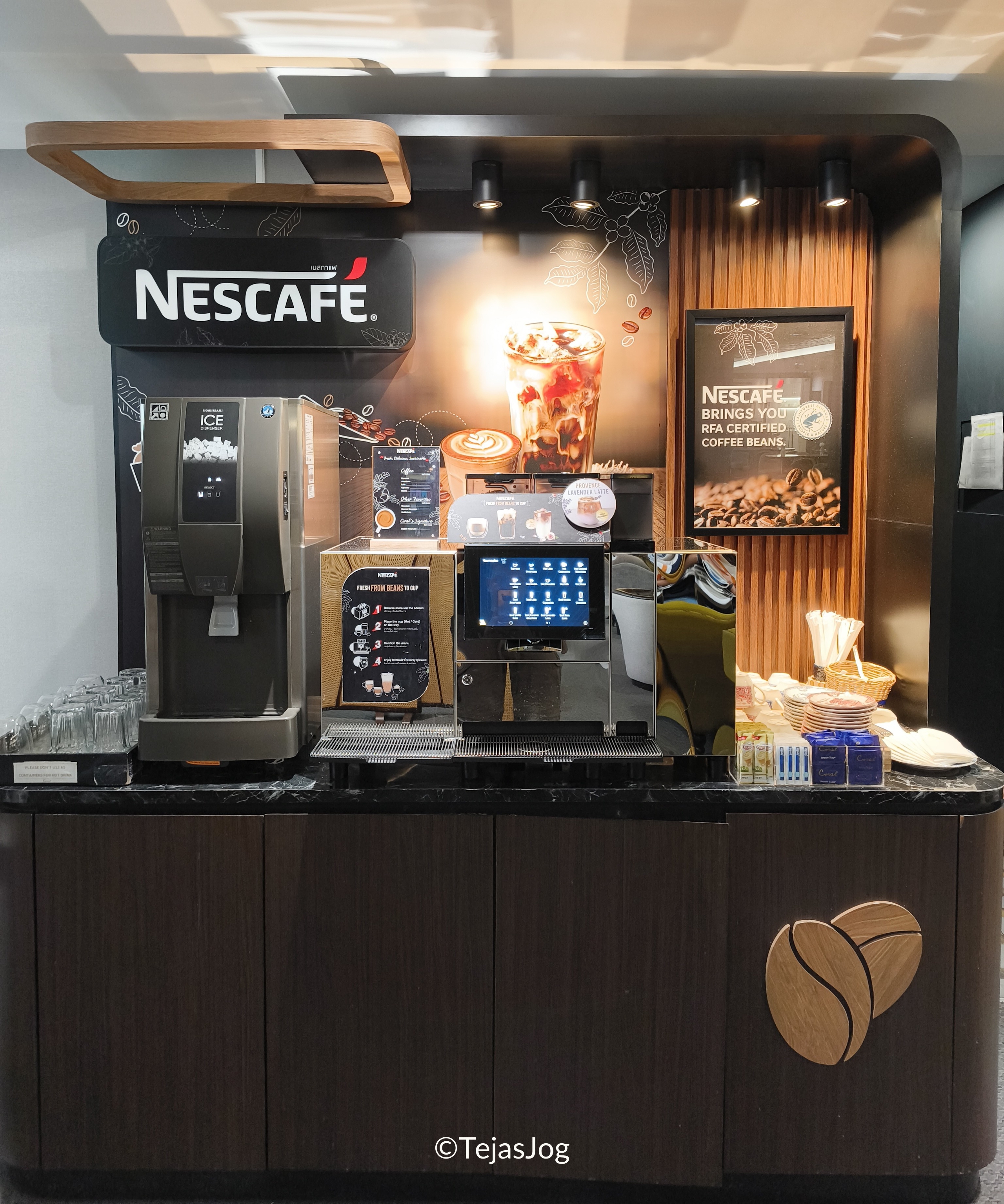 Coffee station at Coral Lounge Coffee station at Coral Lounge