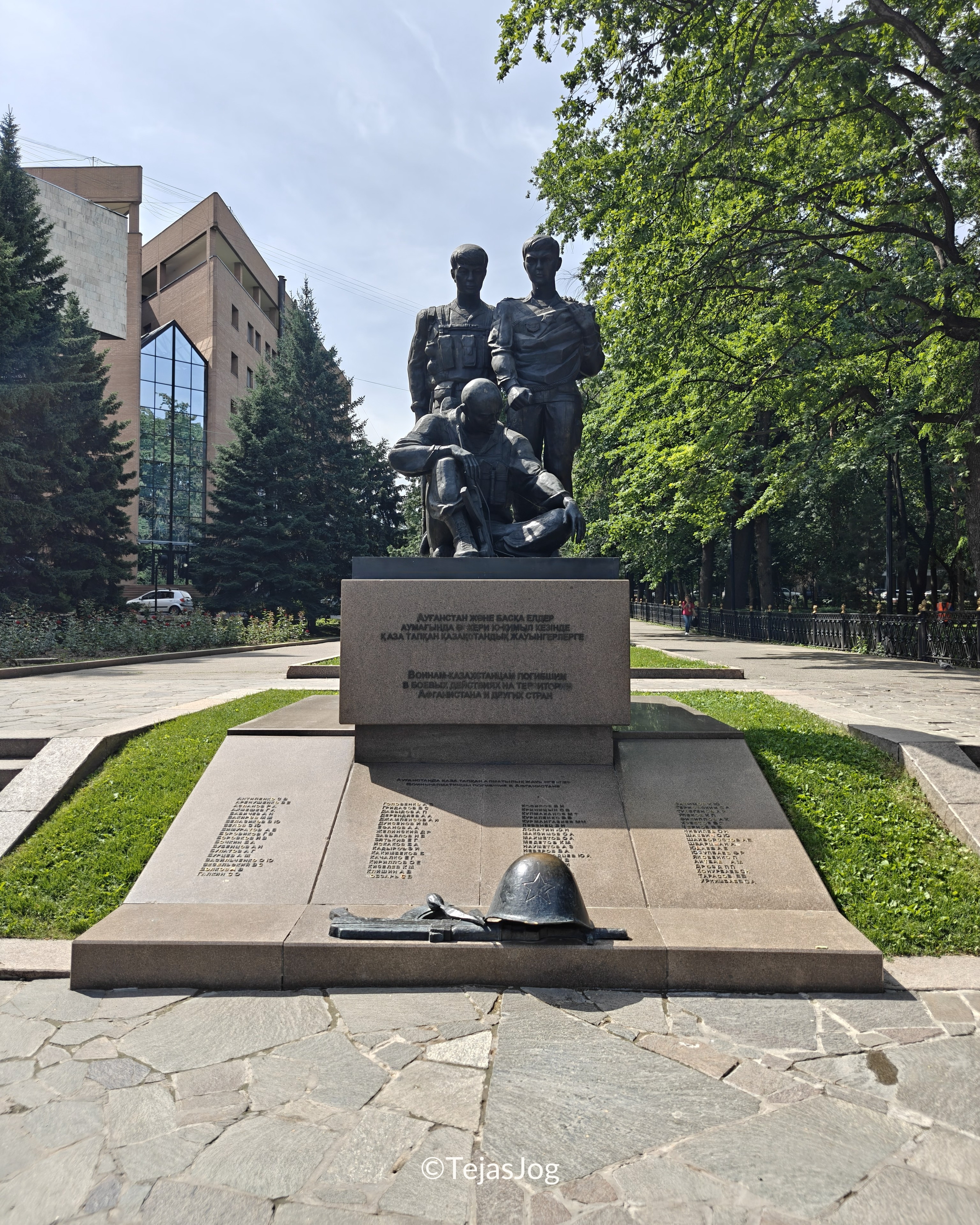 Monument to Kazakh Soldiers Who Died in Afghanistan Monument to Kazakh Soldiers Who Died in Afghanistan