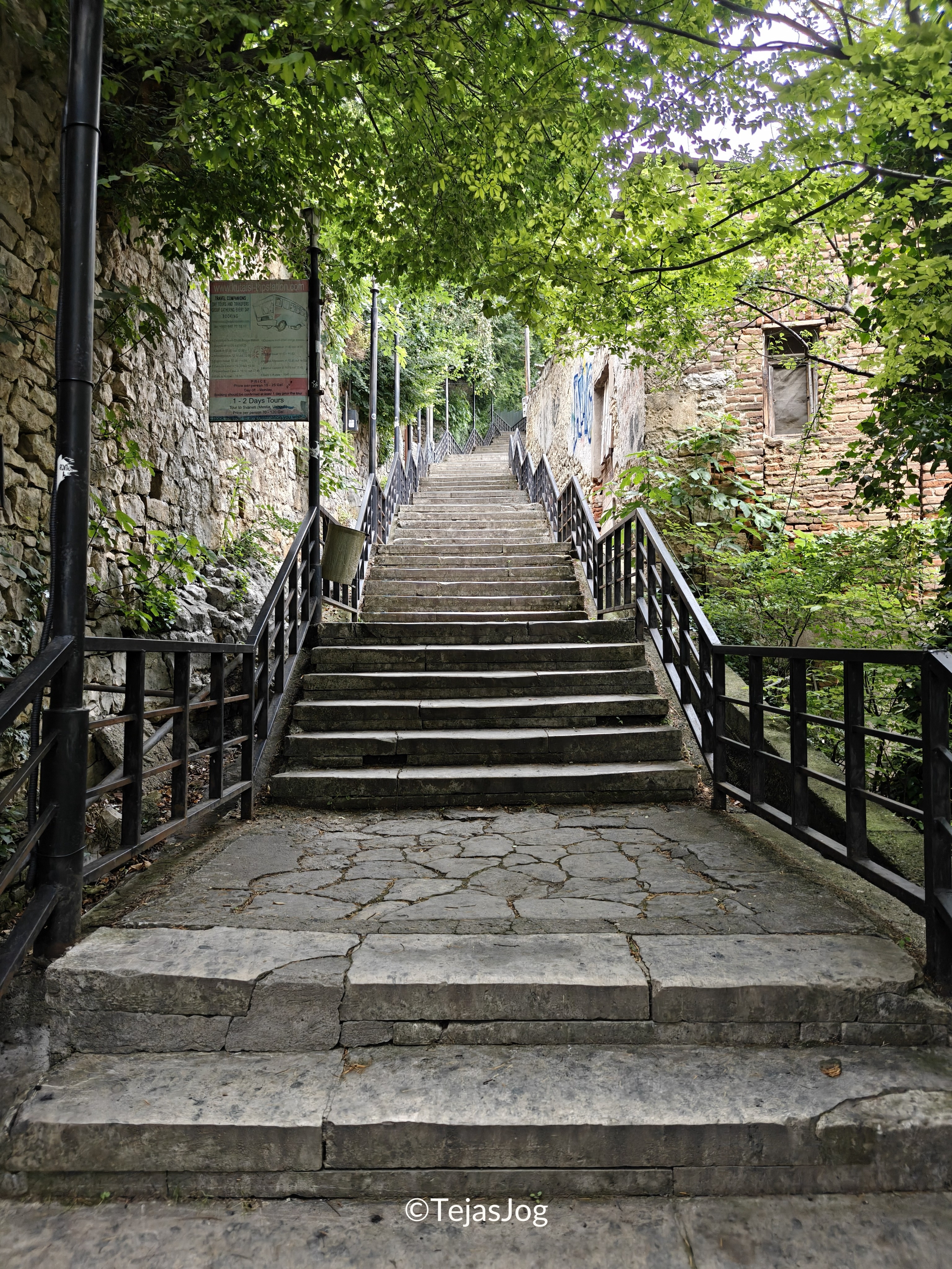 Steps to Bagrati Cathedral