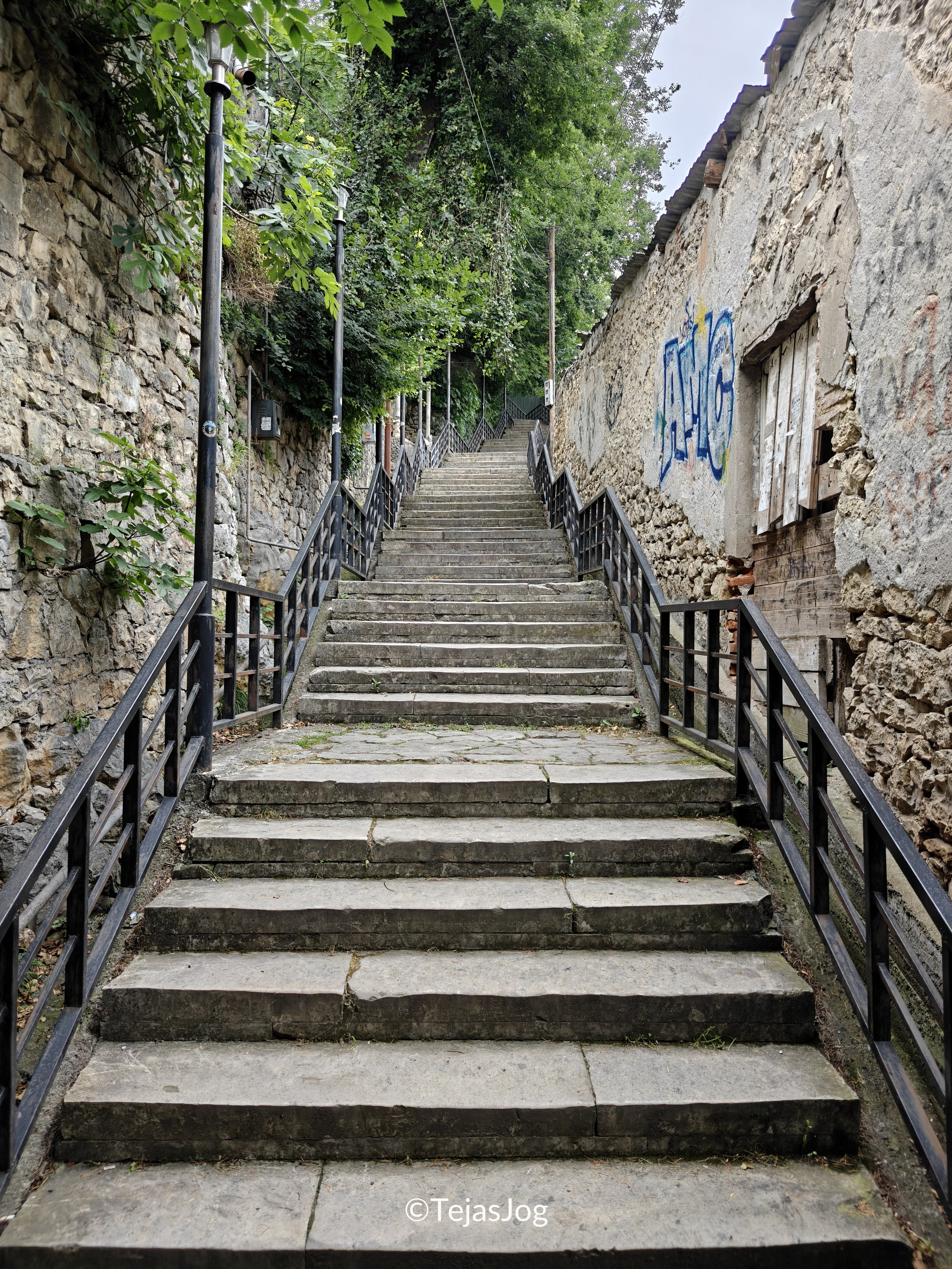 Steps to Bagrati Cathedral