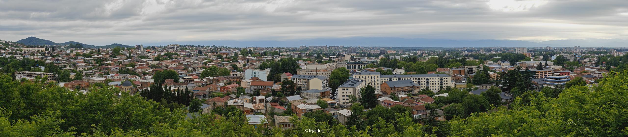 View of Kutaisi from Bagrati Cathedral