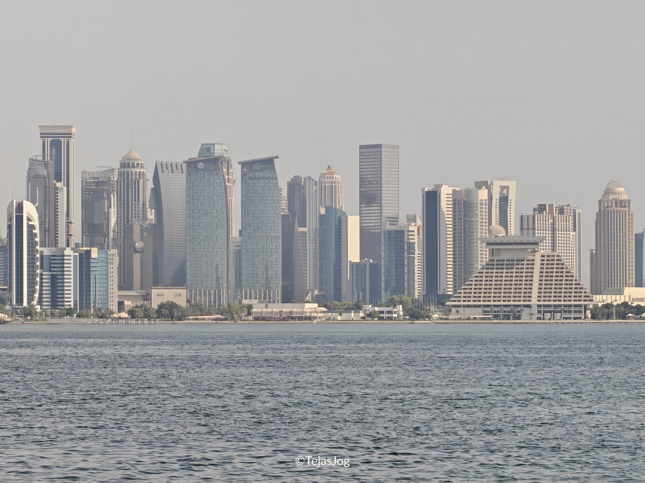Doha skyline as seen from Dhow Harbour
