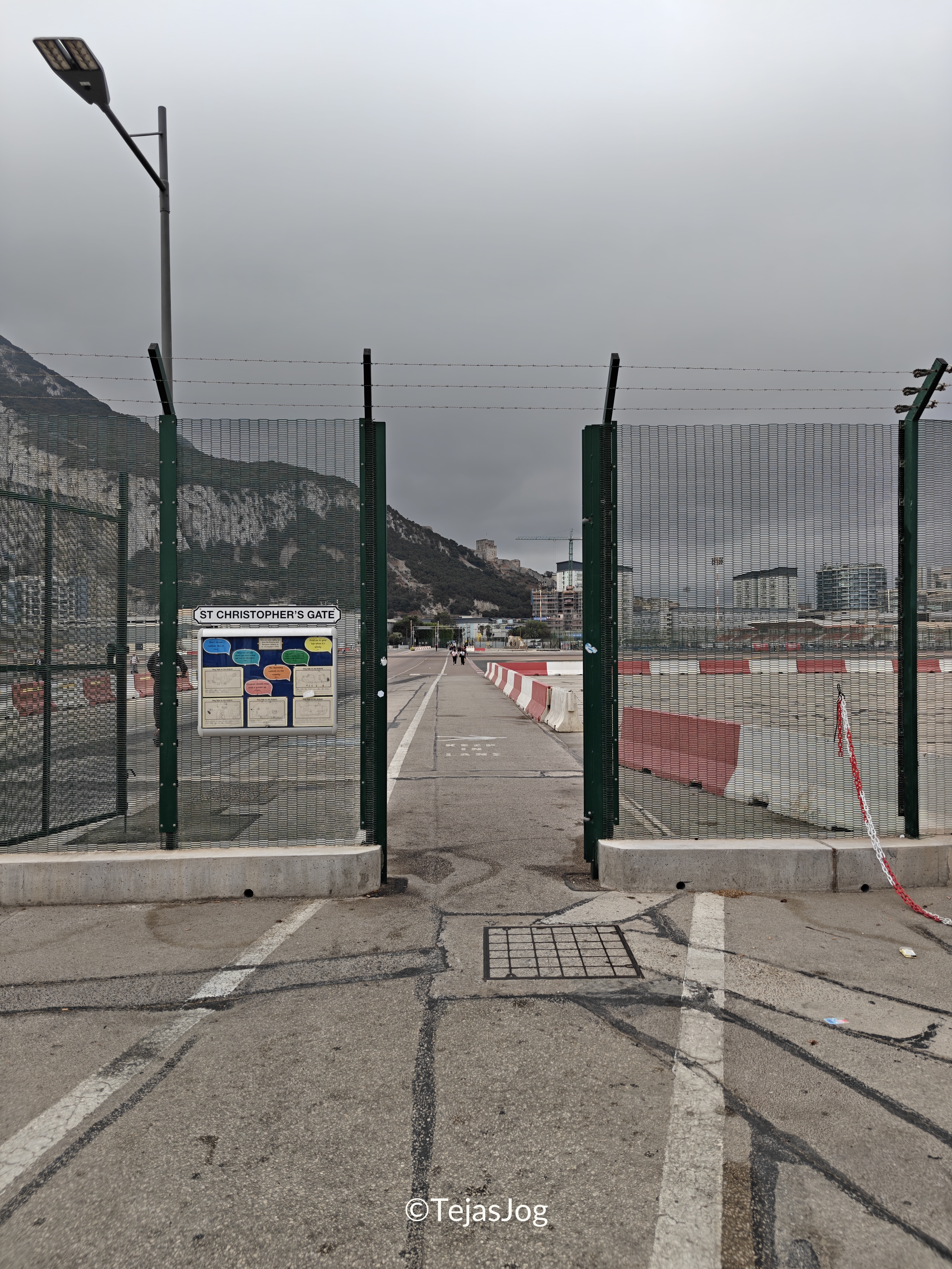 Gibraltar airport walkway Gibraltar airport walkway