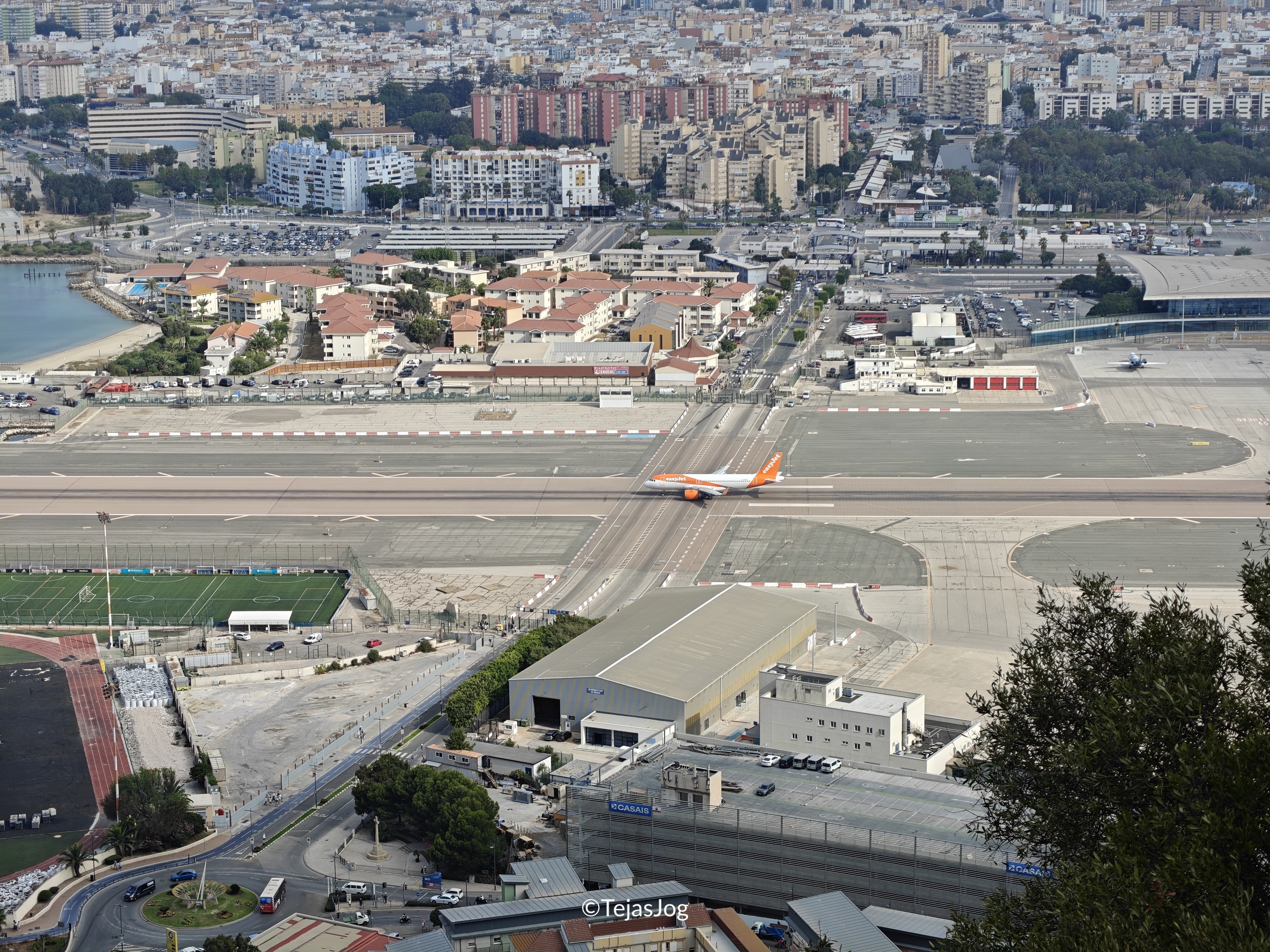 Gibraltar airport runway Gibraltar airport runway