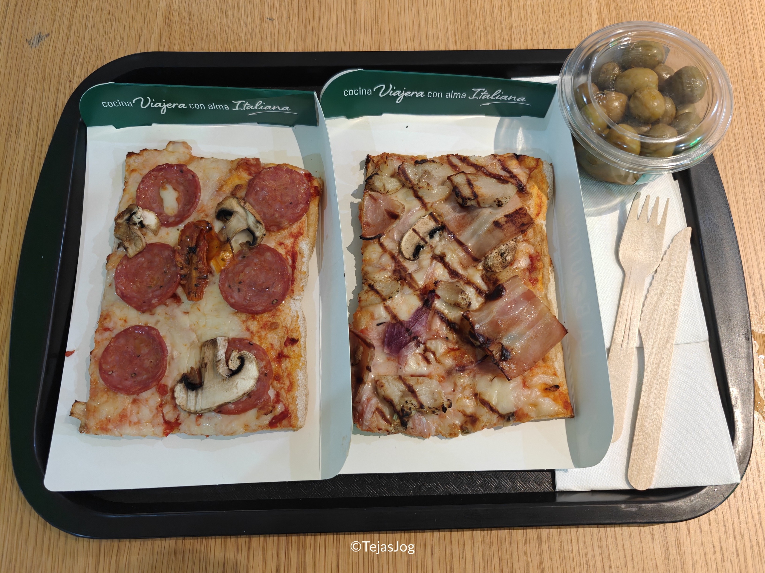 Pizza at La Boutique Bar Pizza at La Boutique Bar