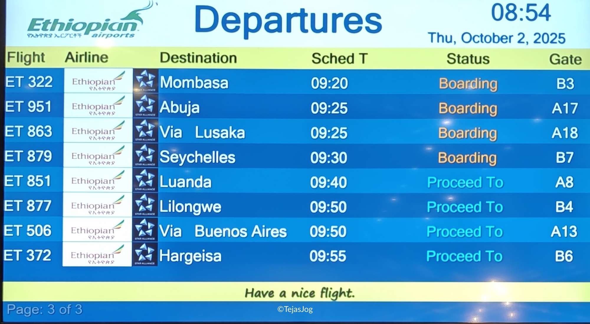 Ethiopian Airlines 506