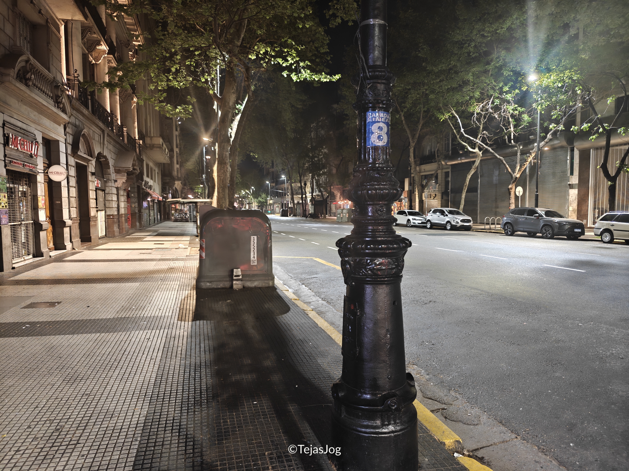 Bus stop for Bus 8 to Ezeiza International Airport