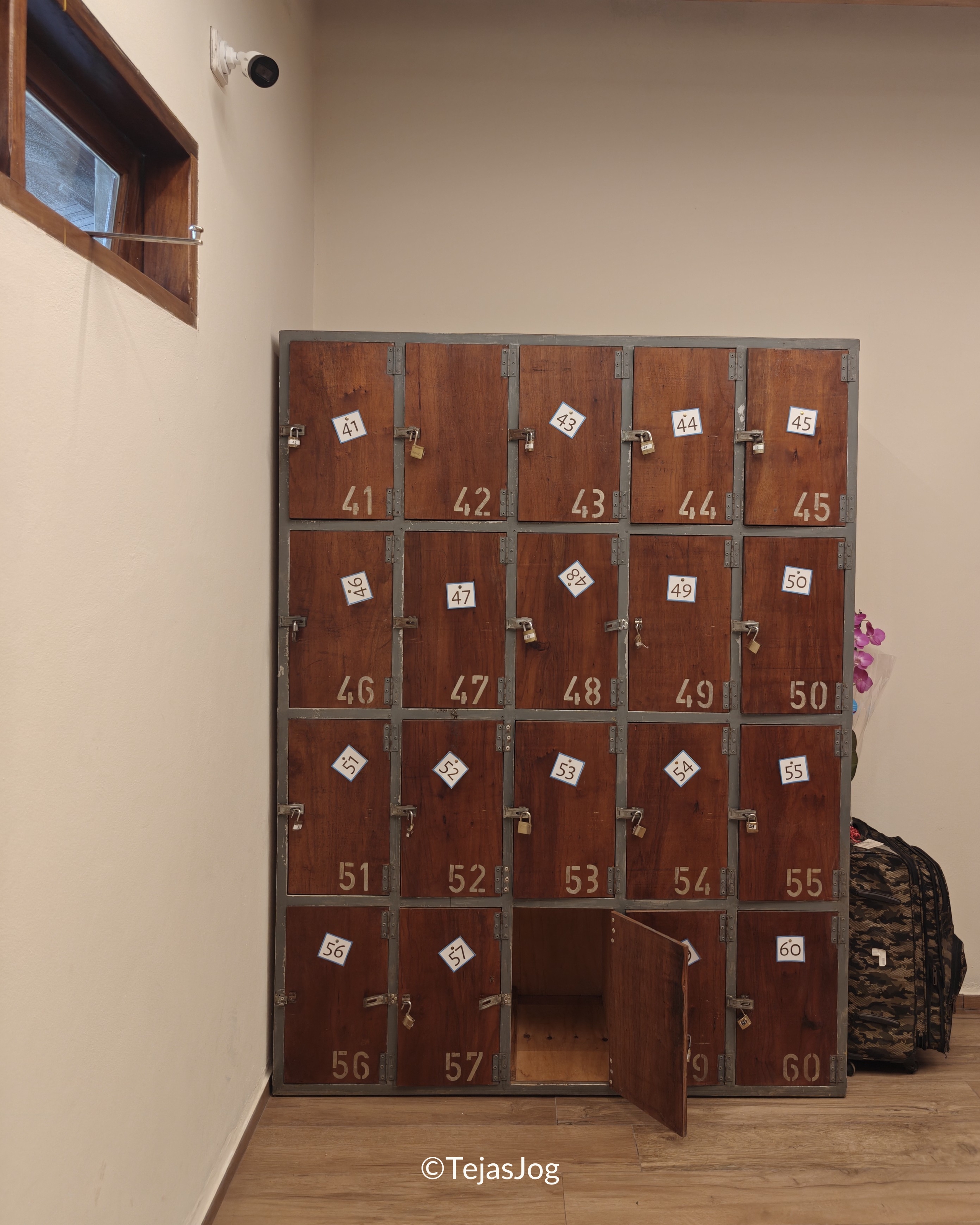 Luggage storage at Iguazú National Park