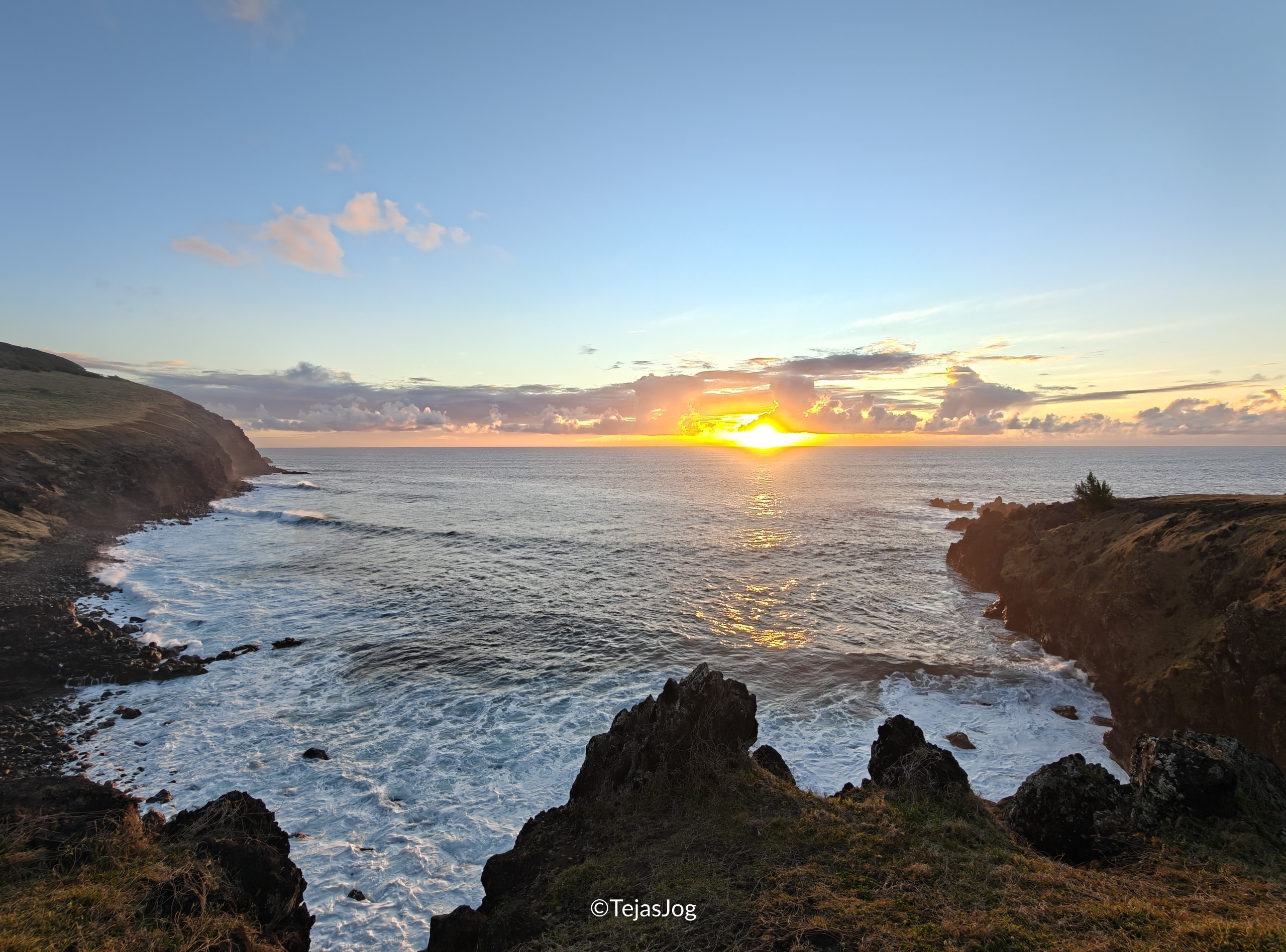 Sunset at Easter Island