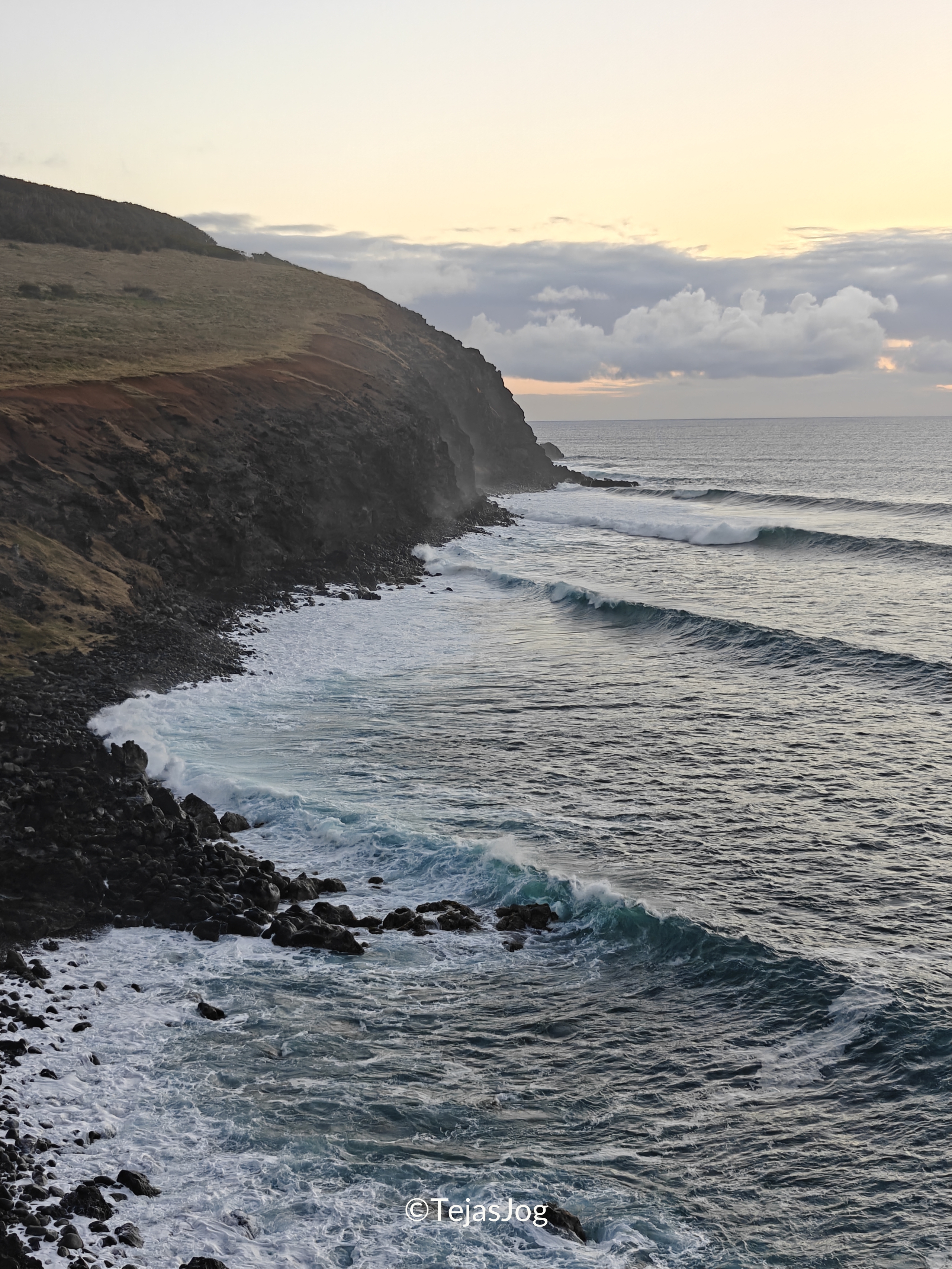 Sunset at Easter Island